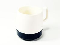 DINEXy_ClbNXzINSULATED CLASSIC MUG CUP 2TONE *OFF WHITE/M.BLUE